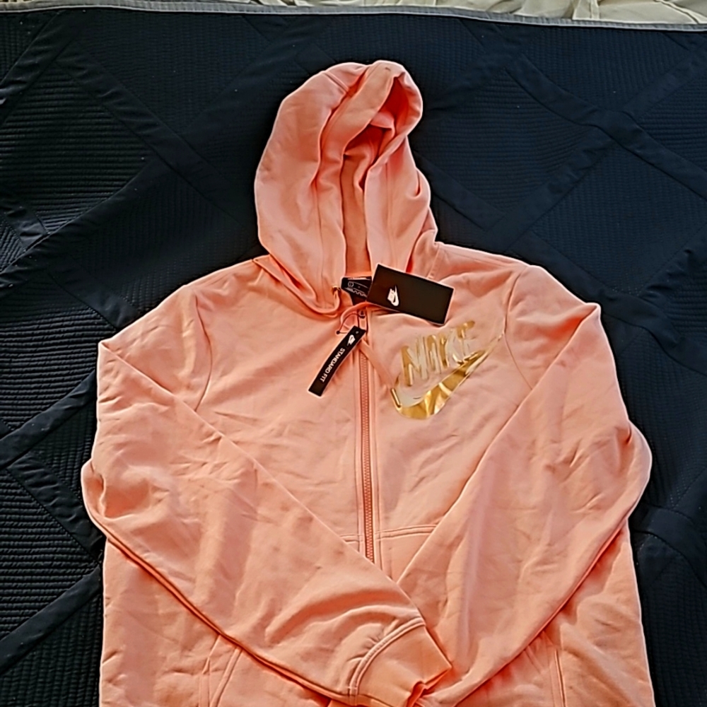 Women's Pink Nike Hoodie NWT